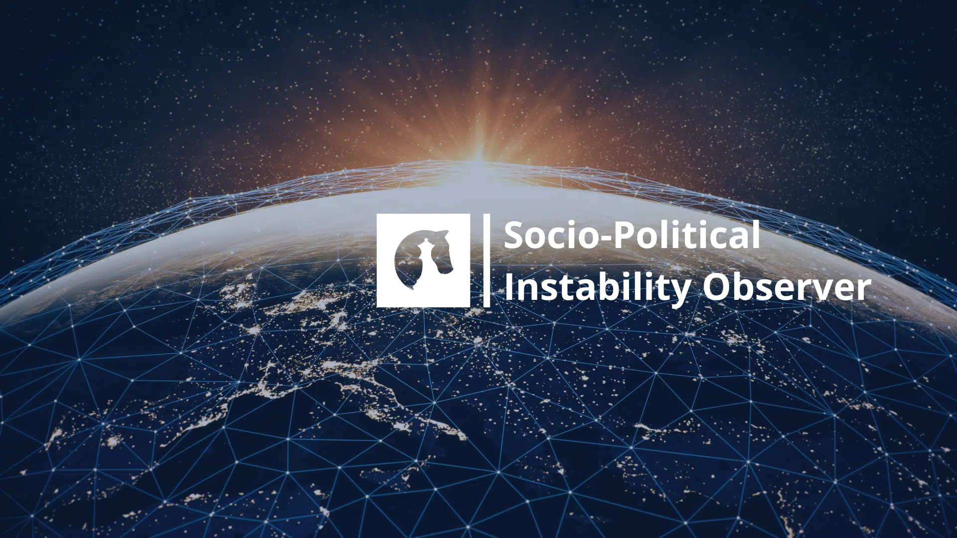 landing page Socio-Political Instability Observer