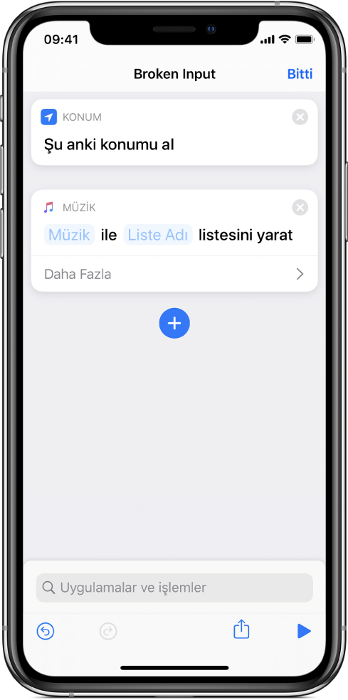 Bir kestirmedeki uyumsuz işlemlere örnek.