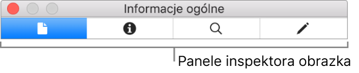 Panele inspektora obrazków.