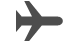 El icono de estado del modo Avión.