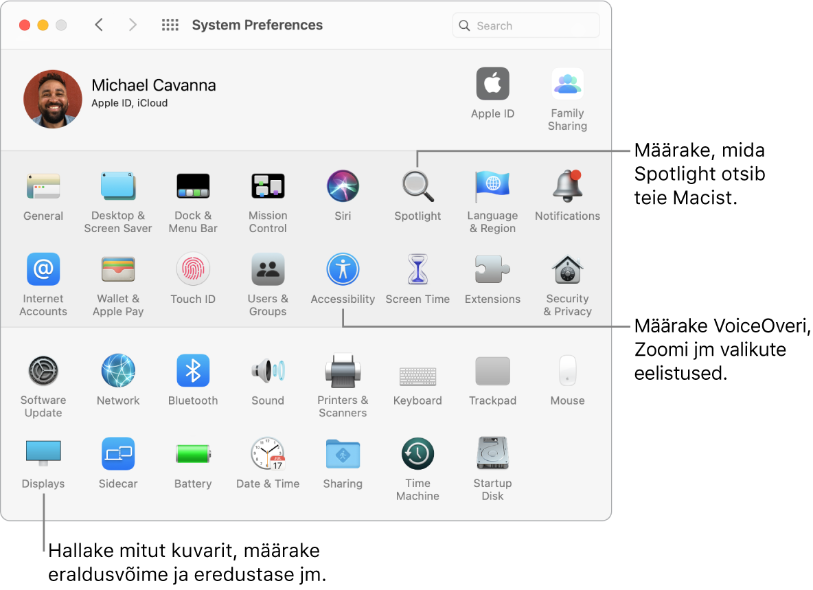 Aken System Preferences.
