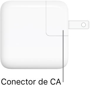 El adaptador de corriente USB-C de 30 W.