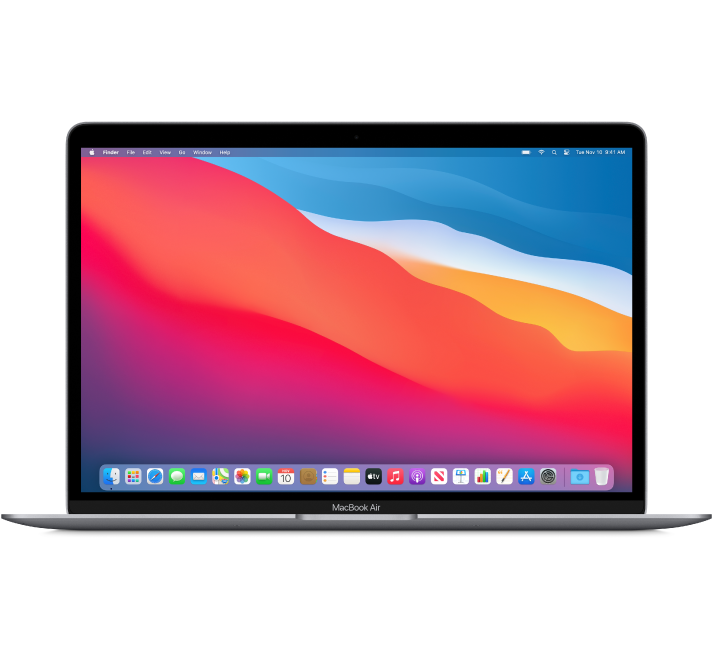 MacBook Airi eestvaade.