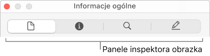 Panele inspektora obrazków.