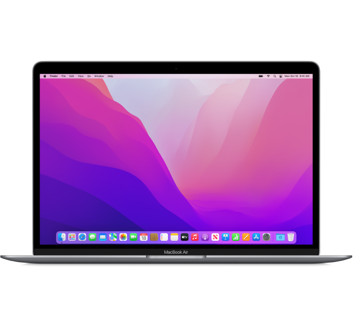MacBook Air edestä.