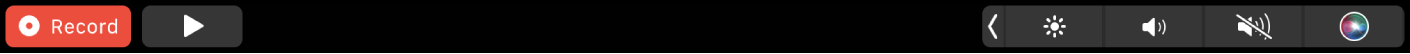La Touch Bar TV avec des boutons permettant de revenir un arrière, de lire/mettre en pause et d’avancer rapidement, d’obtenir des extras, des sous-titres et le menu, ainsi qu’une barre de défilement pour la navigation.