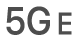 Icona di stato della rete 5G E.