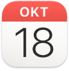 symbolet for appen Kalender