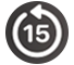 le bouton Saut arrière