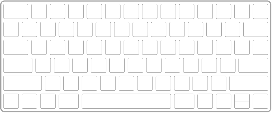 Illustration du Magic Keyboard.
