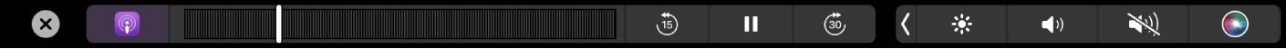 Programai „Podcasts“ pritaikyta „Touch Bar“ ir leidžiama tinklalaidė.