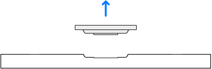 S’està desconnectant un adaptador de la pantalla Pro Display XDR.