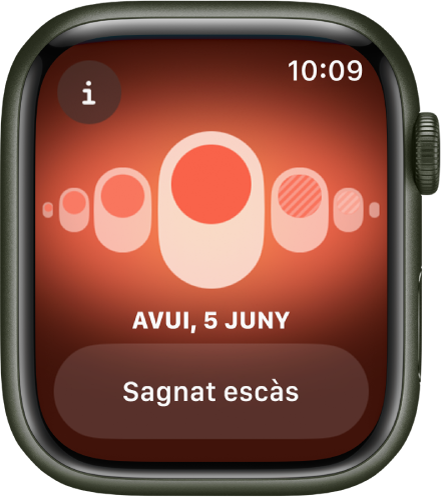 La pantalla Control del Cicle.