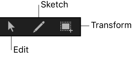 Werkzeuge zum Bearbeiten von Keyframes im Keyframe-Editor
