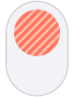 একটি হালকা লাল বৃত্ত