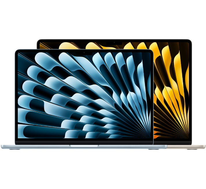 MacBook Air sett forfra.