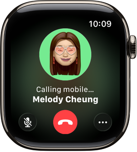 The Phone app showing a call in progress.