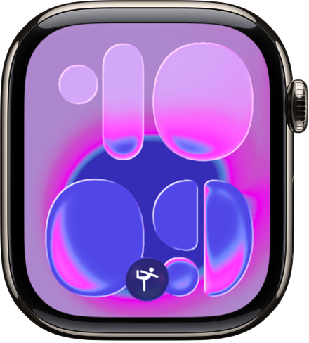 Brojčanik za Apple Watch sa savjetom Pametnog stoga u centru pri dnu.
