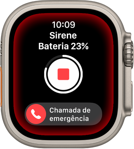 O ecrã “Sirene”.