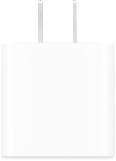 USB-C-strömadaptern på 20 W.
