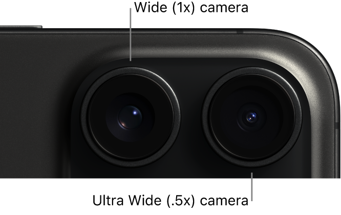Las cámaras gran angular y ultra gran angular del iPhone 15 Pro