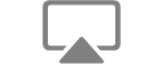 AirPlay સ્ટેટસ આઇકન.
