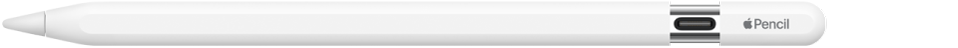 Apple Pencil z rozsuniętym końcem i widocznym złączem USB‑C.