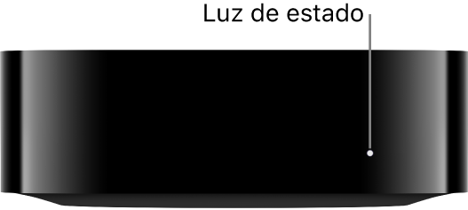 Apple TV mostrando la luz de estado