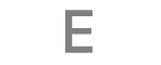 EDGEのステータスアイコン(「E」)。