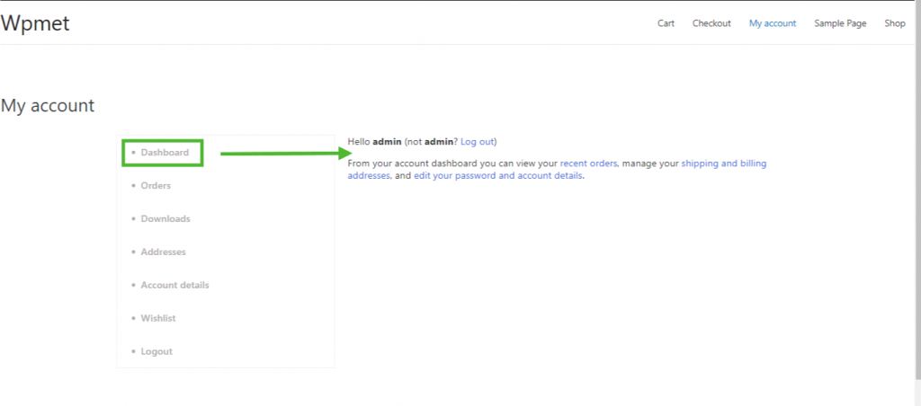 Create My Account page with ShopEngine