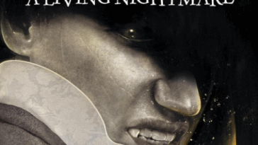 Cover of the middle grade book series Cirque du Freak by Darren Shan. Featuring a black and white rendition of the character Larten Crepsley.