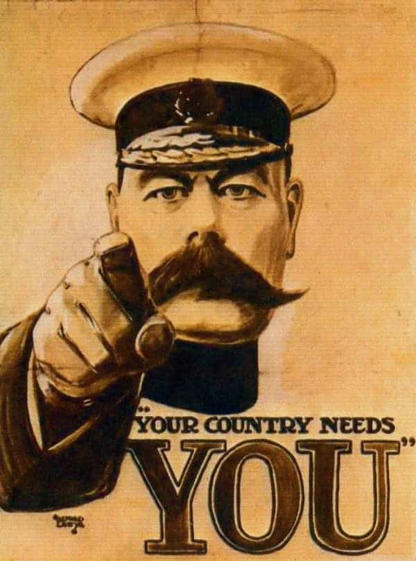 lord kitchener your country needs you UK
