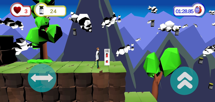 Checkpoint Lateral flow test checkpoint in Pandemic 2020 game