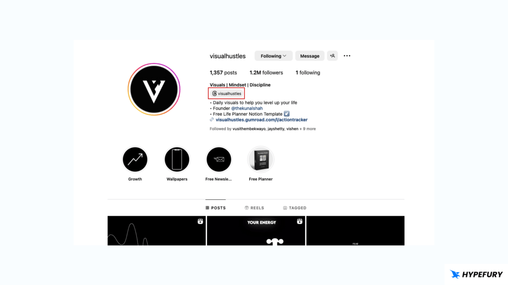 The Ultimate Guide to Threads Marketing 2 Threads badge on IG