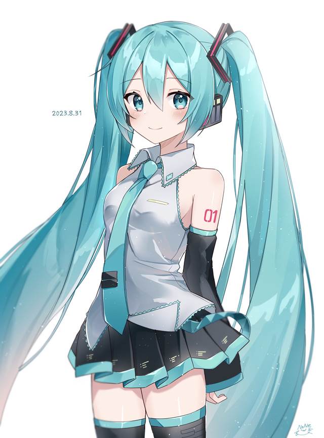 初音未来MIKU同人_P站画师NoNe作品分享
