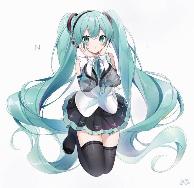 初音未来MIKU同人_P站画师NoNe作品分享