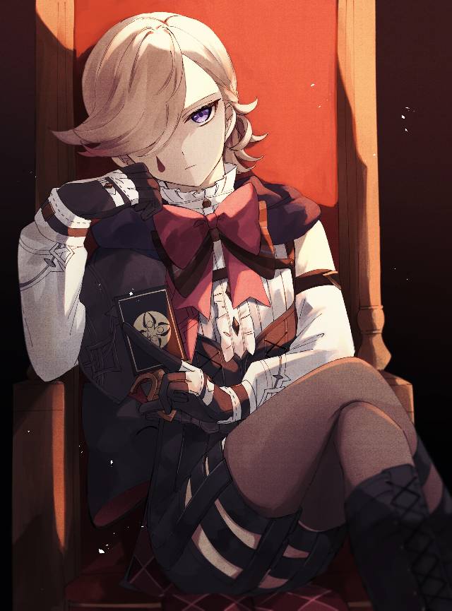 一张原神,林尼,Lyney绘画图片