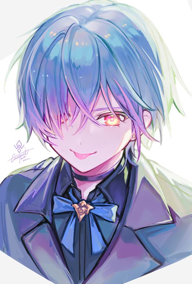 男孩,美少年,项圈图片