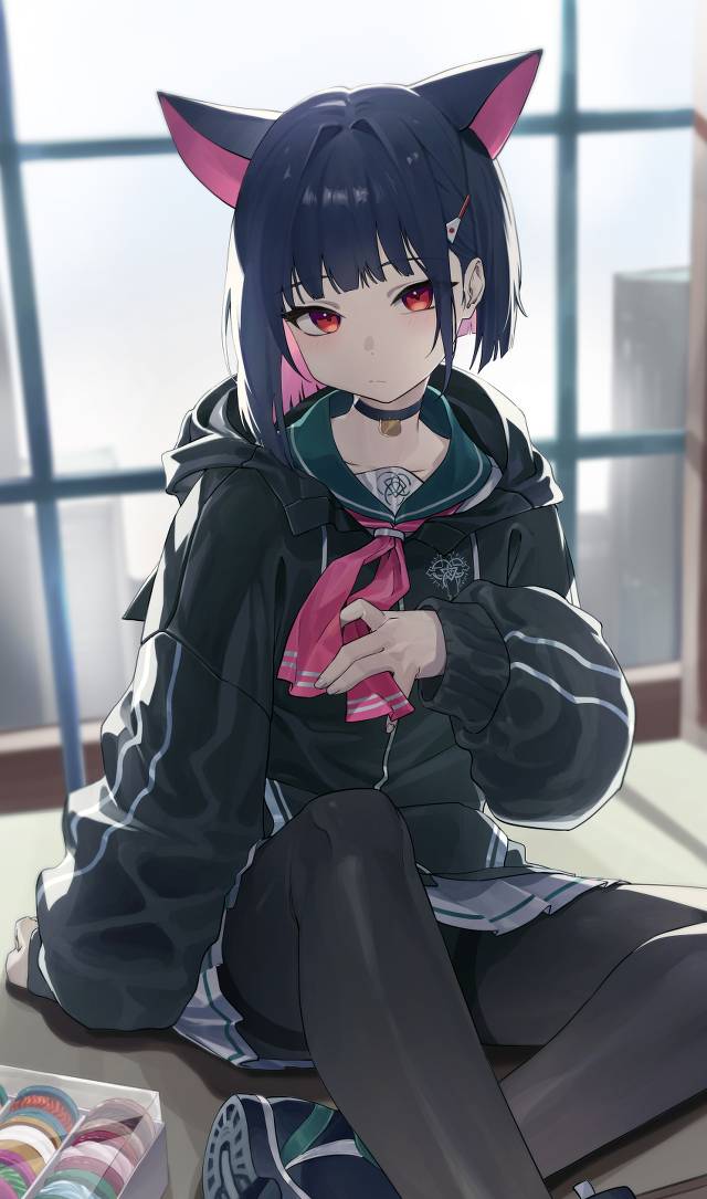 杏山和纱,蔚蓝档案,黑丝袜图片