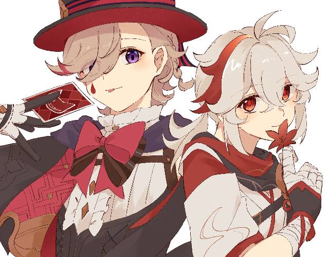 一张莉奈特,枫原万叶,琳妮特,原神,希格雯绘画图片