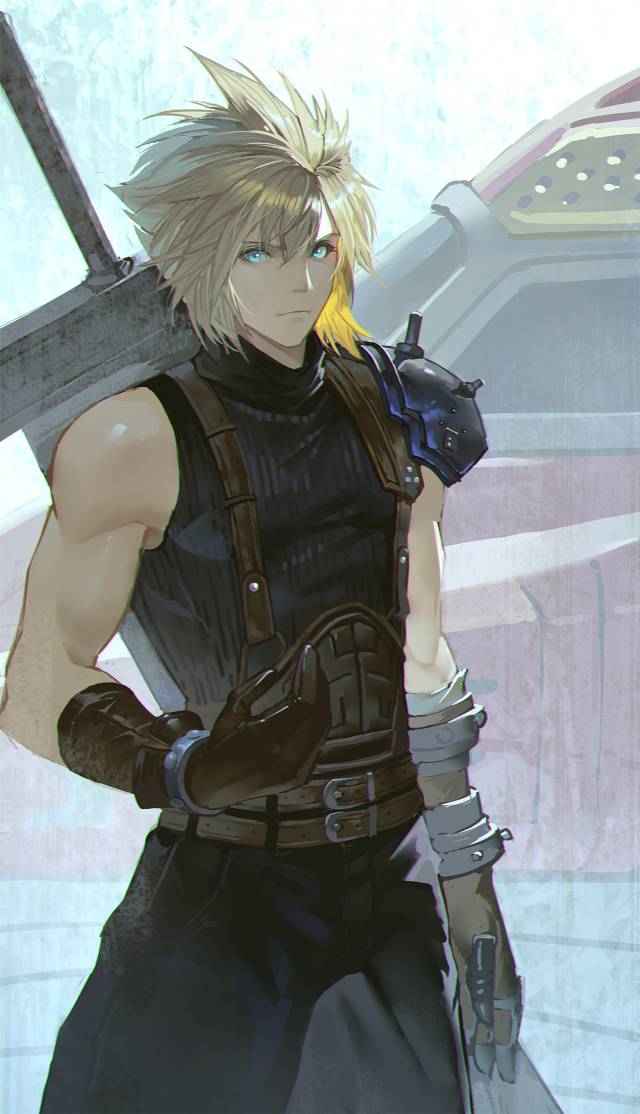 一张克劳德,FINALFANTASY绘画图片