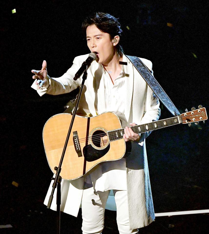 初の大トリを務める福山雅治