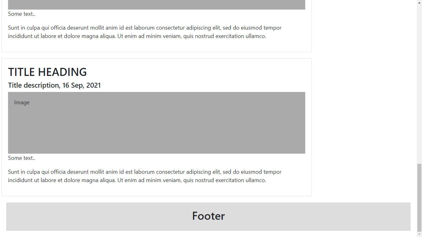 Website Presentatio in chrome browser