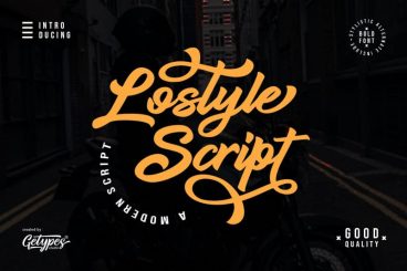 Lostyle Script Font