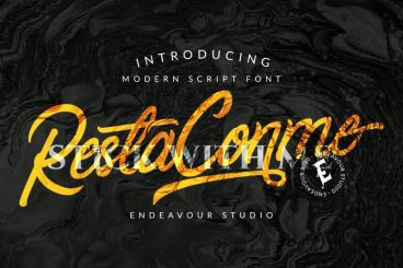 Restaconme Script Font
