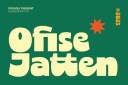 Ofice Jatten - Bold Display Font