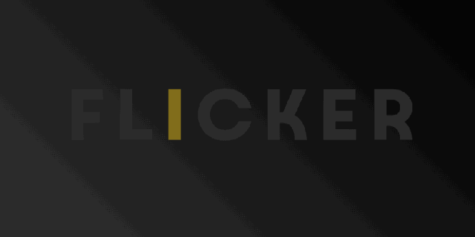 Flickering Light Text Effect 5