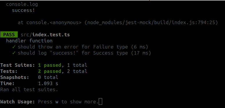 typescript cast test passing