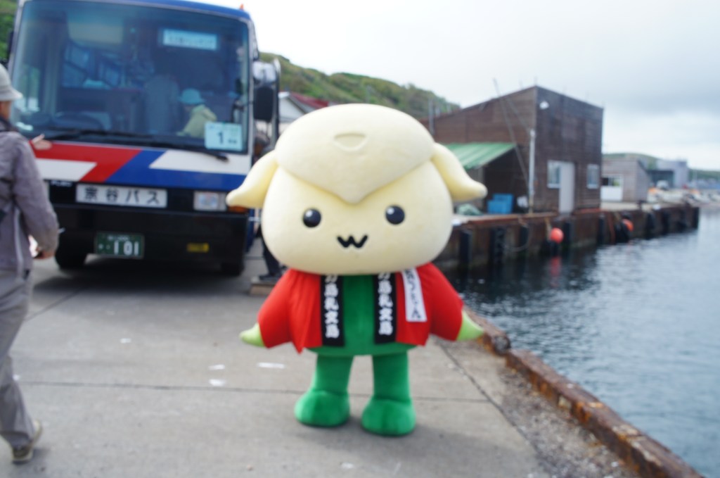 礼文島のゆるキャラあつもん