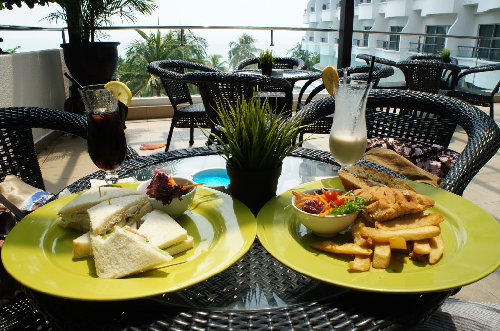 ホテルのラウンジ